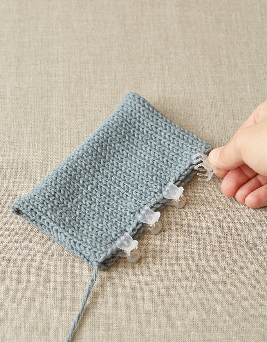 Cocoknits Claw Clips for Knitting - White Clips