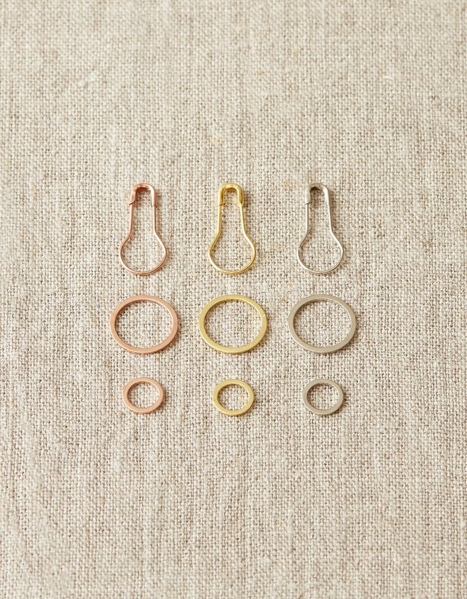 Cocoknits Stitch Markers Precious Metal - Fillory Yarn