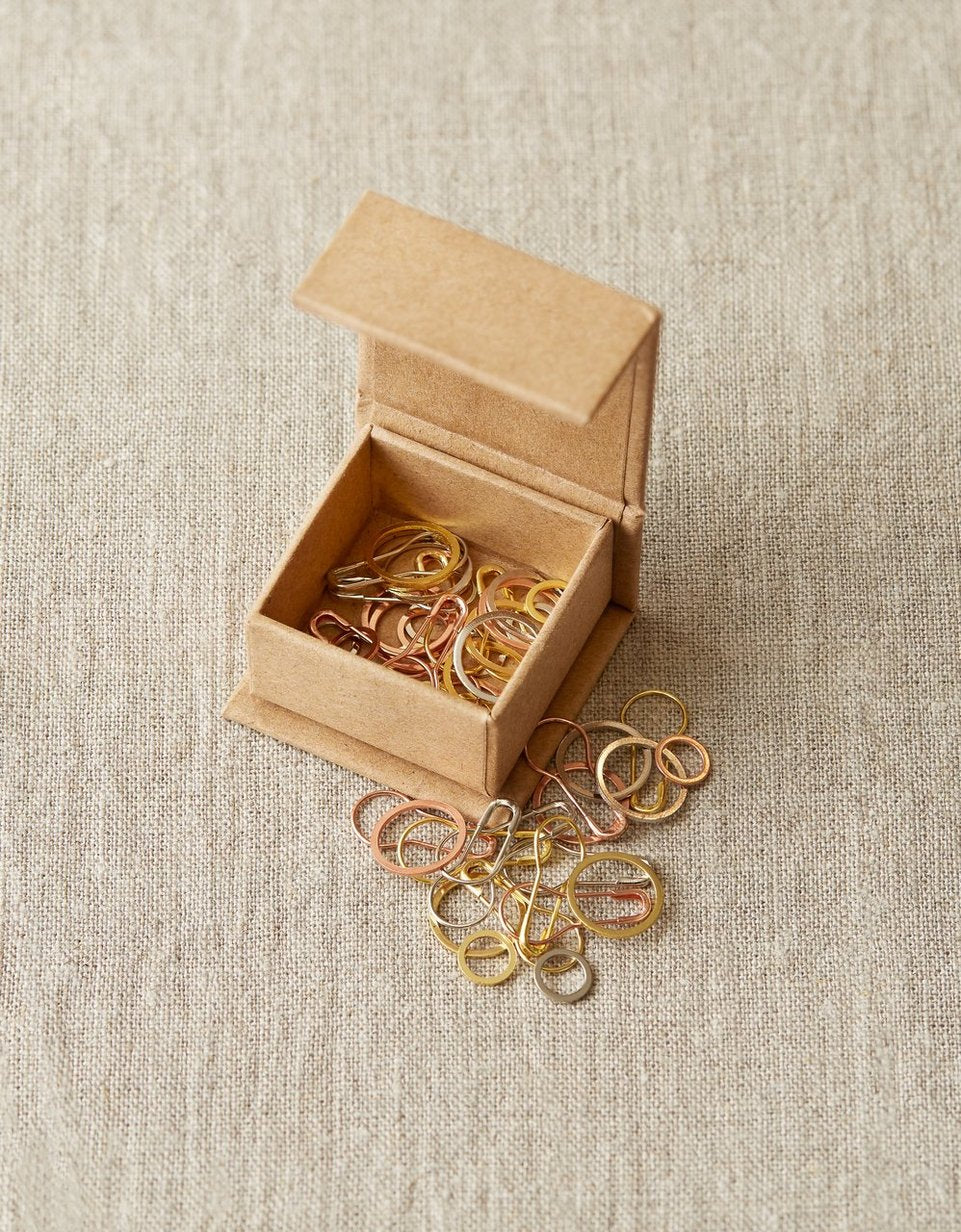 Cocoknits Stitch Markers Precious Metal - In Box