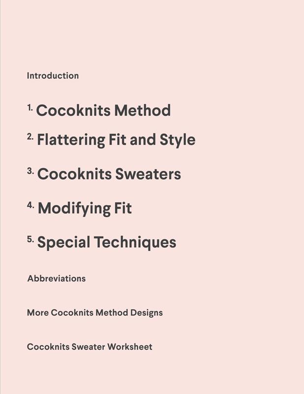 Cocoknits Sweater Workshop - Book