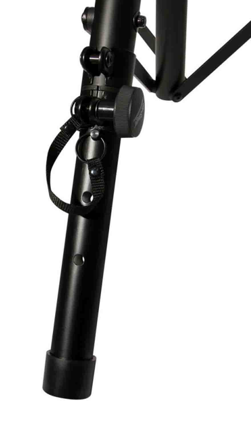 Onstage SS7762B Speaker Stand with Adjustable Leveling Leg - Hollywood DJ