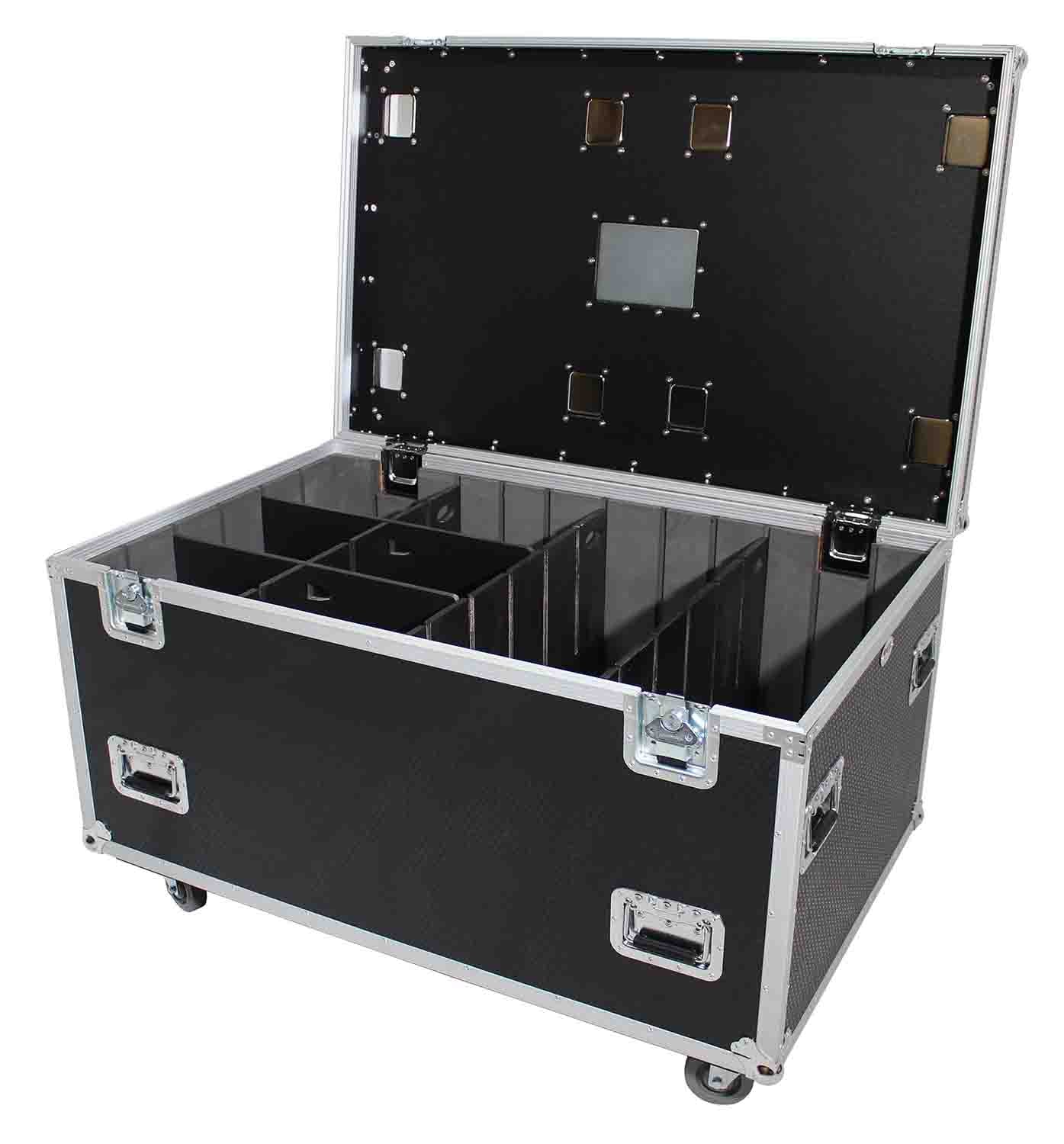 PROX XS-UTL483030W MK2 TruckPaX Heavy-Duty Truck Pack Utility Flight Case W-Divider and Tray Kit - 1/2 Inch Plywood - Hollywood DJ