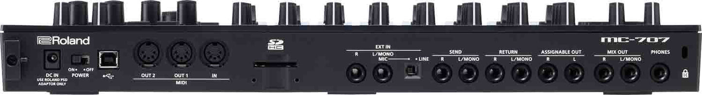 B-Stock: Roland MC-707, 8-Track Groovebox Zen Core Music Production Workstation - Hollywood DJ