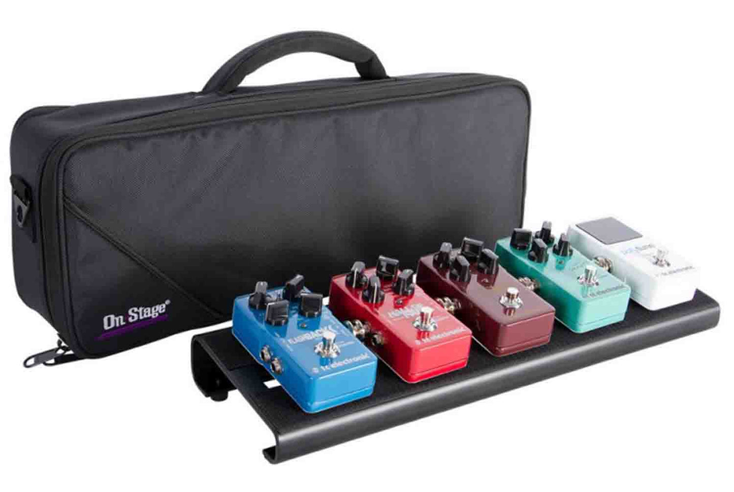 Onstage GPB2000 Compact Pedalboard with Gig Bag - Hollywood DJ
