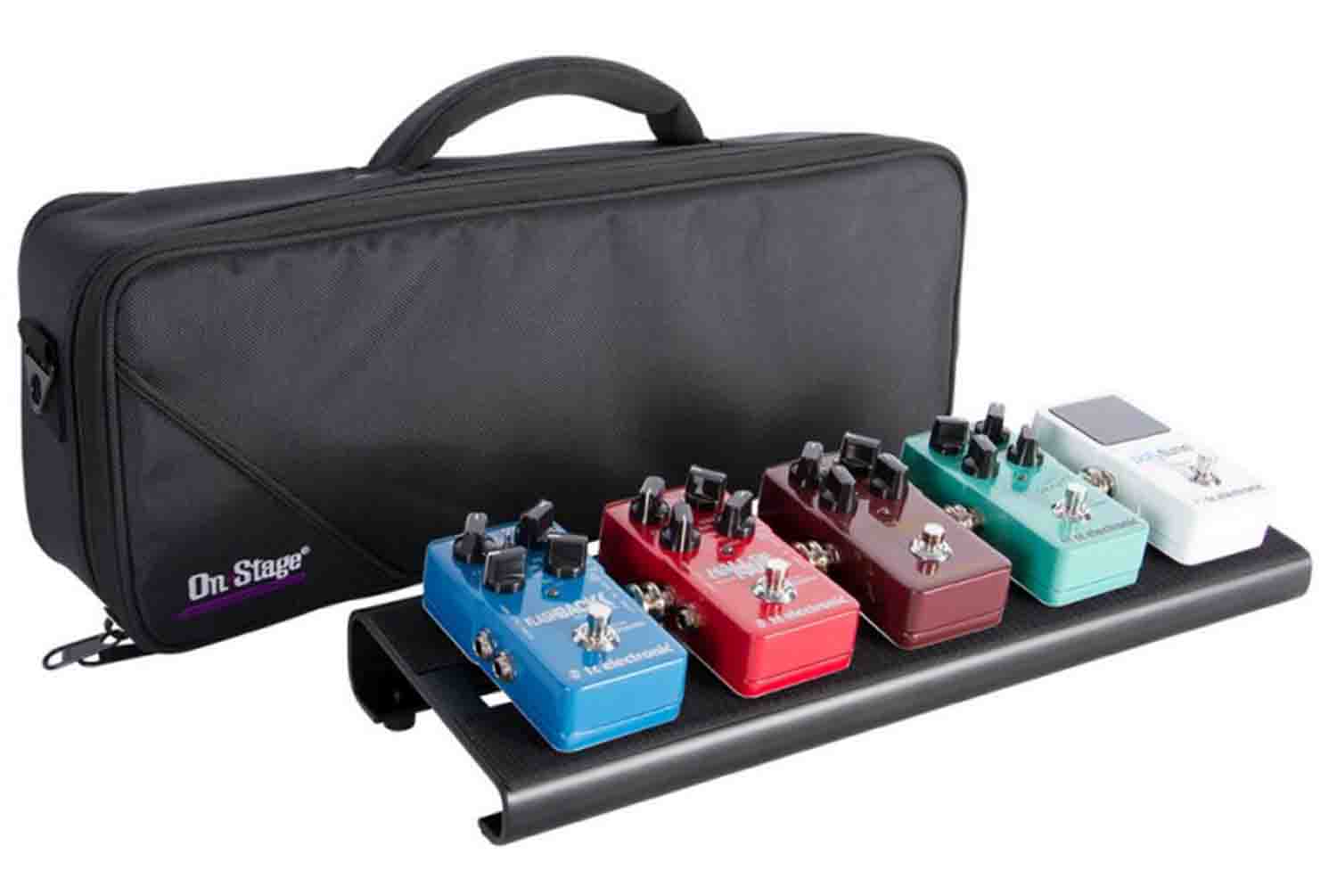 Onstage GPB2000 Compact Pedalboard with Gig Bag - Hollywood DJ