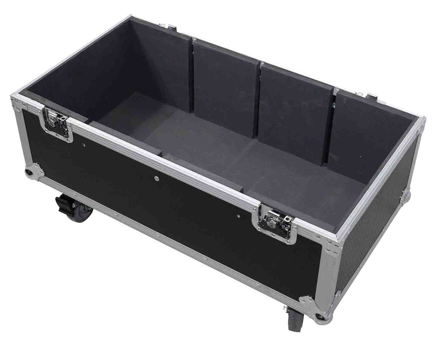 ProX XS-2X12SPW MK2 Universal ATA Flight Case - For Two 12-Inch Speakers - Hollywood DJ