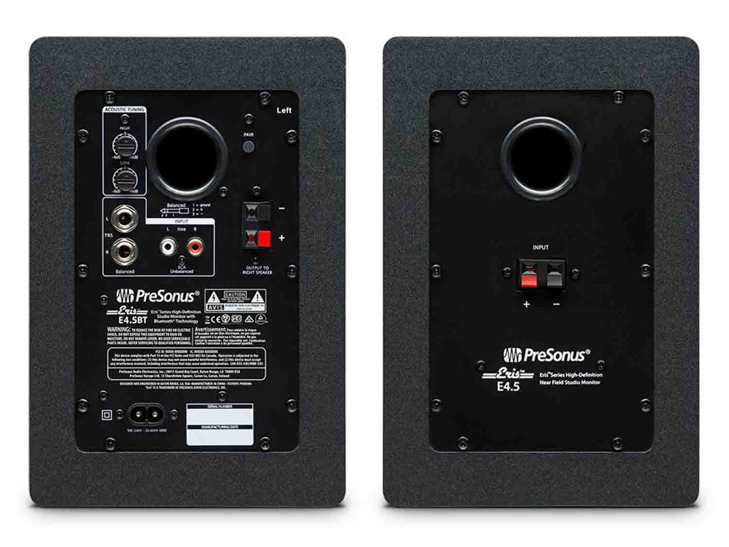 PreSonus ERIS E4.5 BT 4.5" Active Media Reference Monitors with Bluetooth - Hollywood DJ