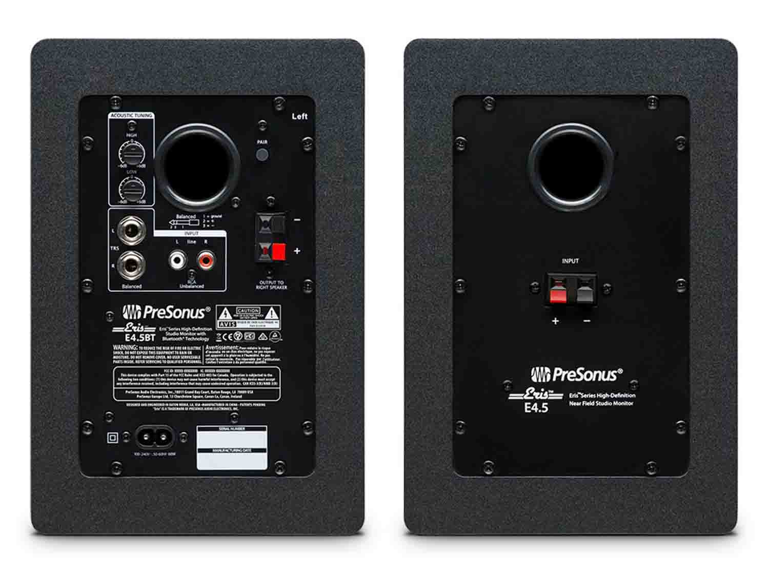 PreSonus ERIS E4.5 BT 4.5" Active Media Reference Monitors with Bluetooth - Hollywood DJ