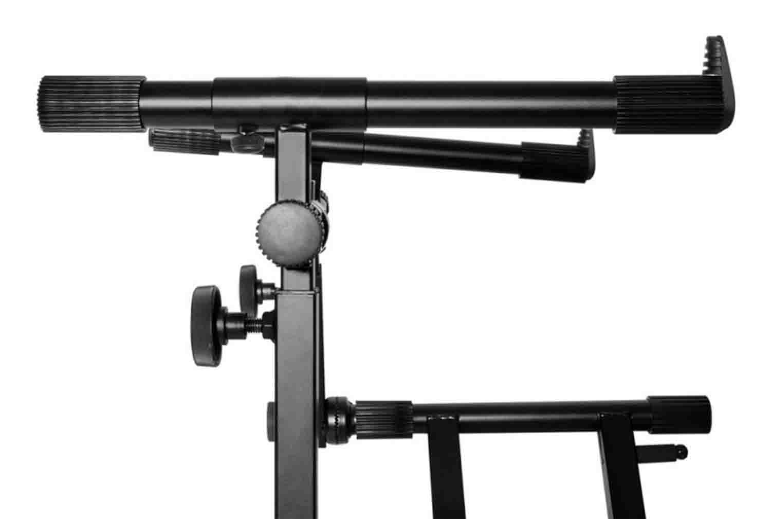 Onstage KS7292 Double-X ERGO-LOK Keyboard Stand with Second Tier - Hollywood DJ