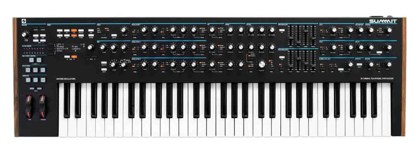 Novation SUMMIT Two-Part 16-Voice Polyphonic Synthesizer - Hollywood DJ