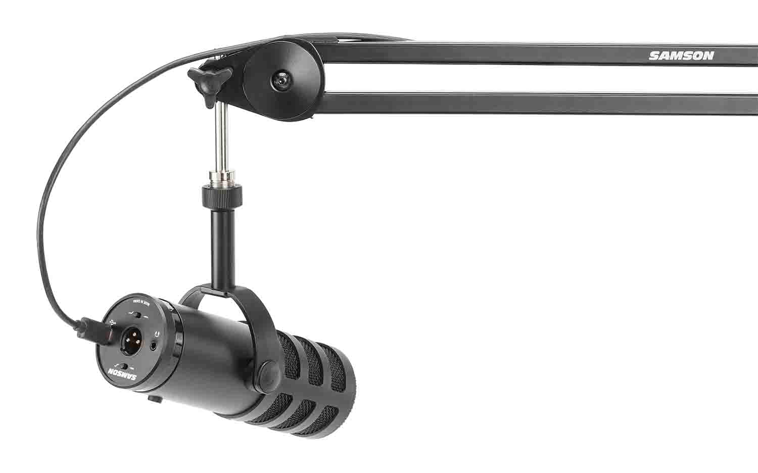Samson Q9U XLR and USB Broadcast Dynamic Microphone - Hollywood DJ
