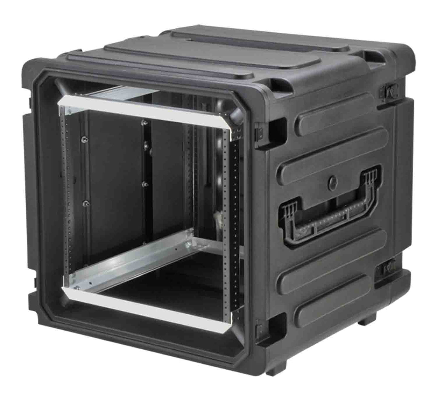 SKB Cases 3SKB-R12U20W Roto Shock Mount Rolling Rack Case 20-Inch Deep - 12 RU - Hollywood DJ