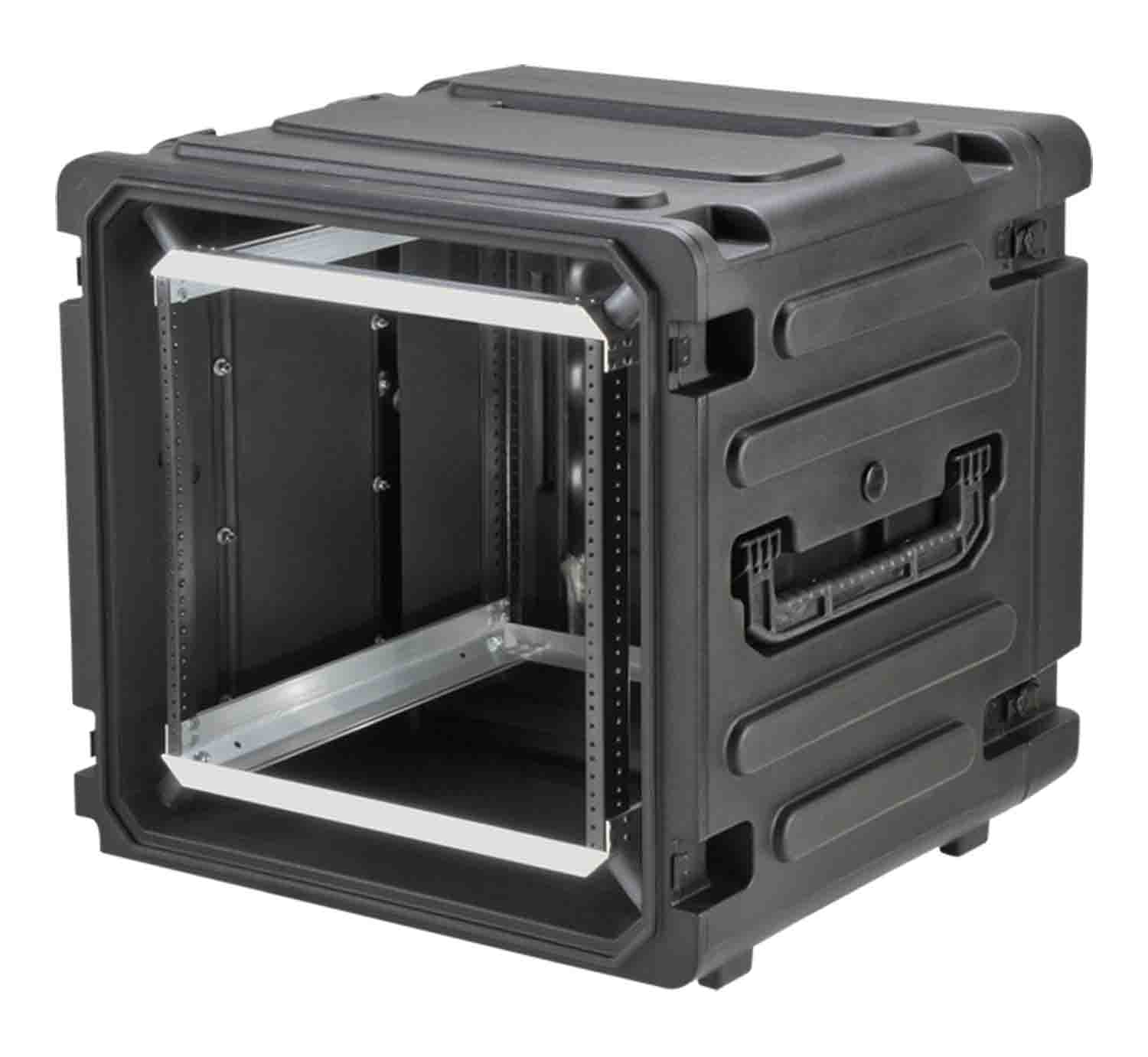 SKB Cases 3SKB-R12U20W Roto Shock Mount Rolling Rack Case 20-Inch Deep - 12 RU - Hollywood DJ