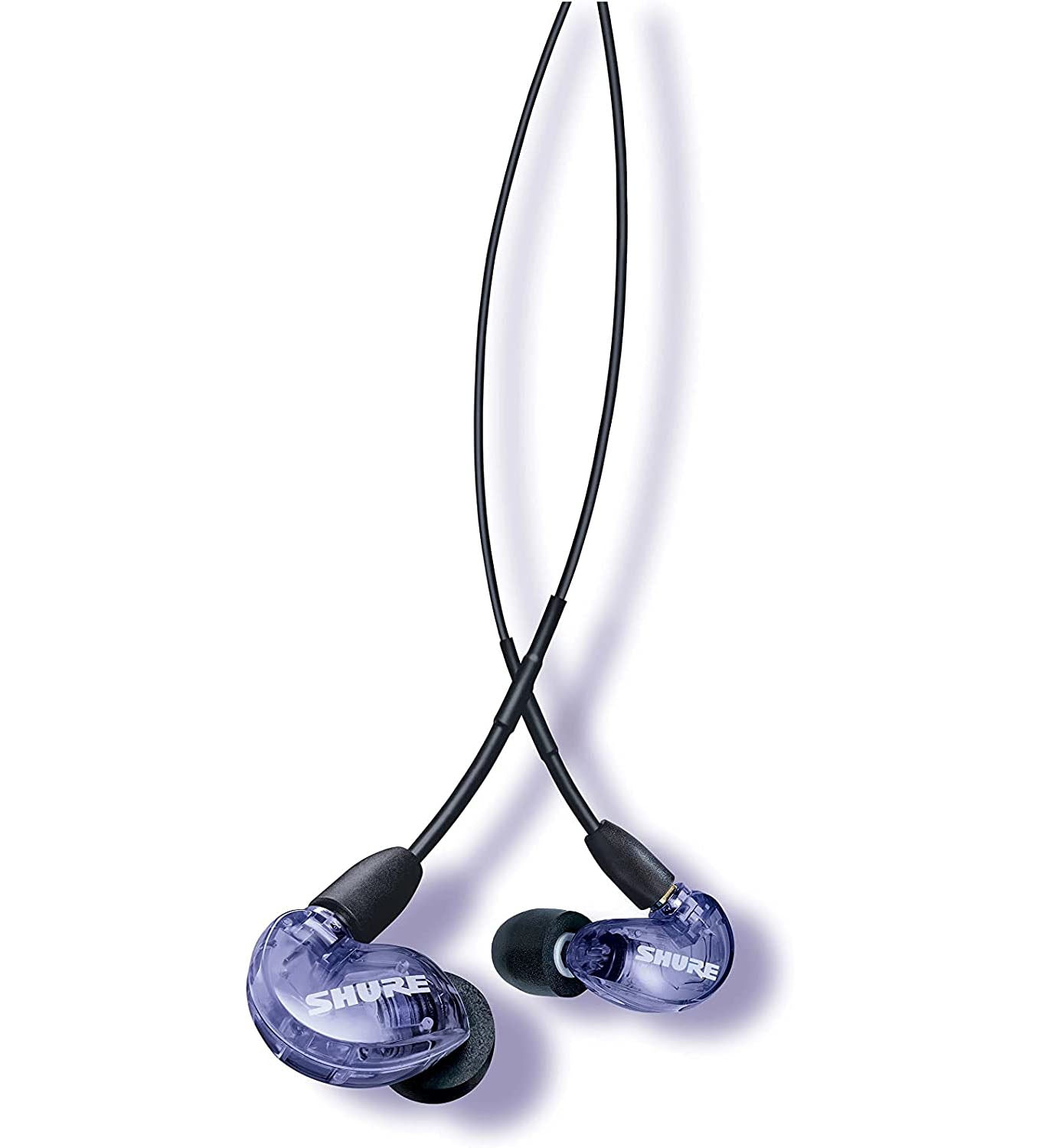 Shure SE215SPE-PL Professional Sound Isolating Earphones - Purple - Hollywood DJ