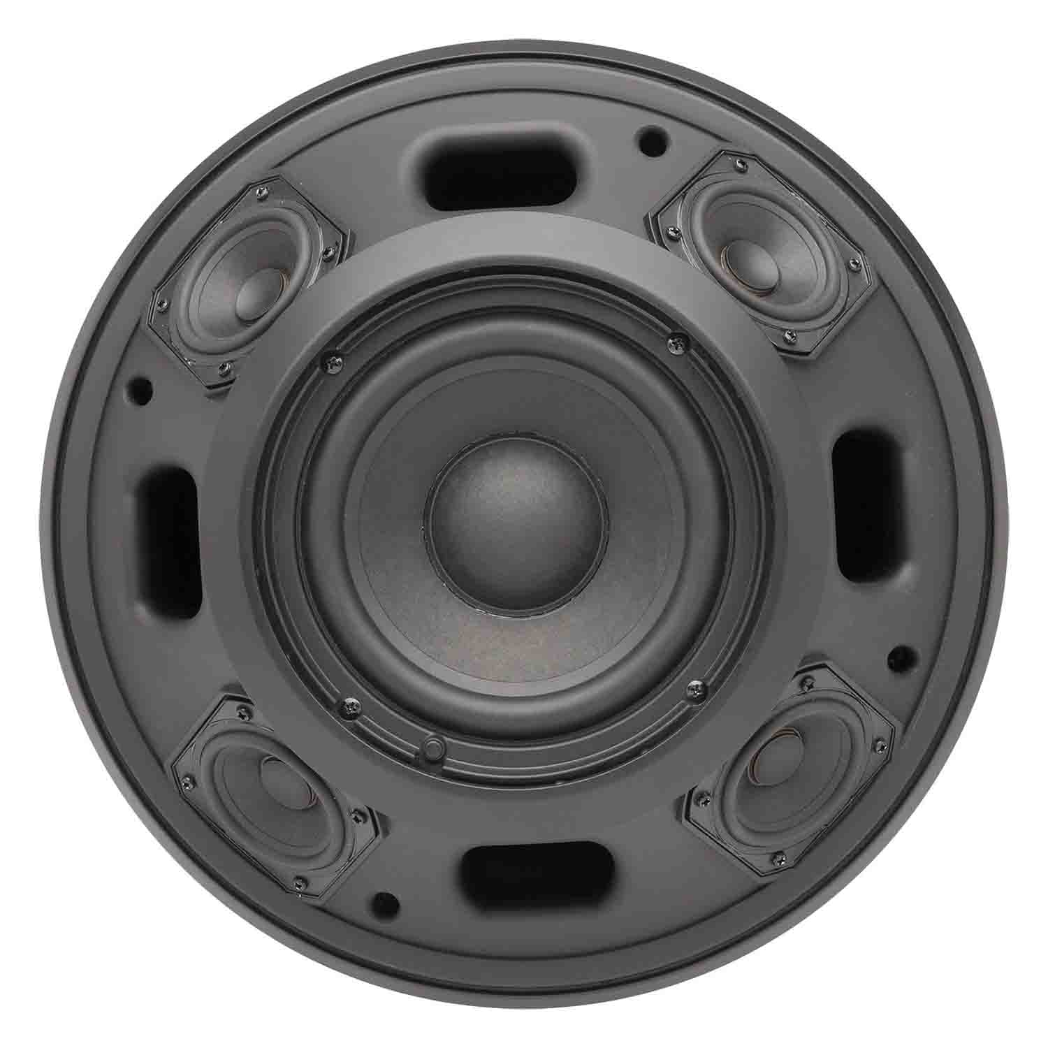 QSC AD-P.HALO-BK Integrated SUB/SAT Pendant Loudspeaker System - Hollywood DJ