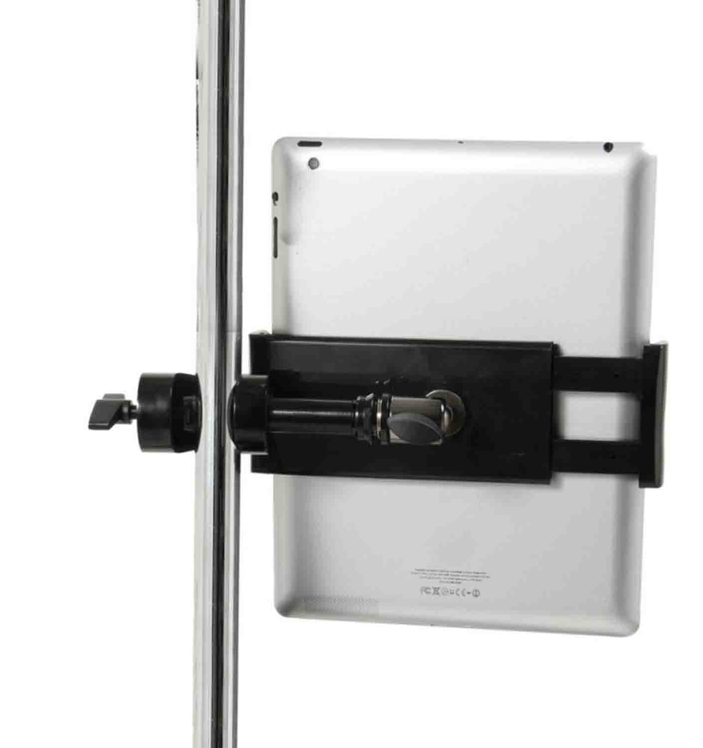 OnStage TCM1901 Grip-On Universal Device Holder System with Round Clamp - Black - Hollywood DJ