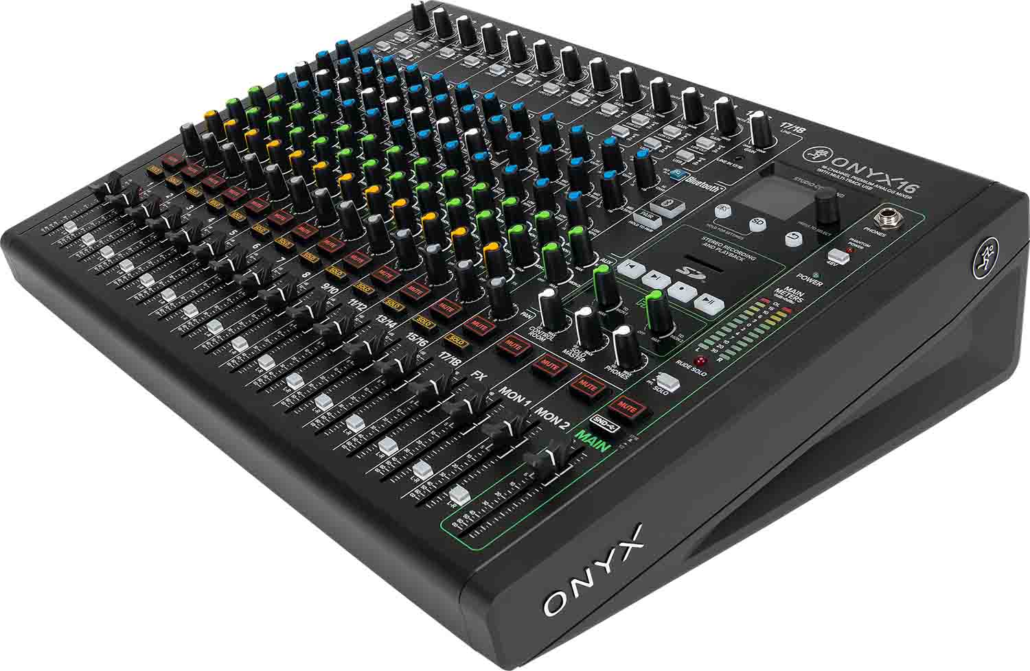 Open Box: Mackie Onyx16, 16-Channel Premium Analog Mixer with Multi-Track USB - Hollywood DJ