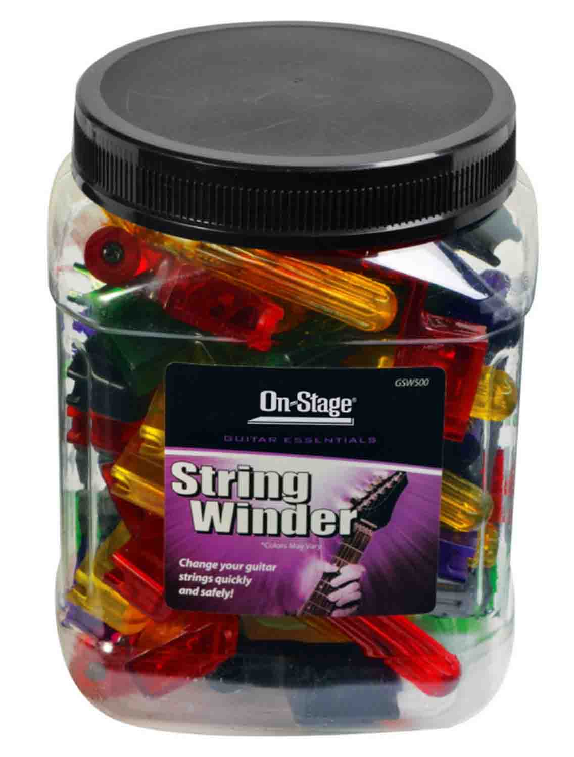 On Stage GSW500PKRF Guitar String Winder P.O.P. Pack Refill - Hollywood DJ