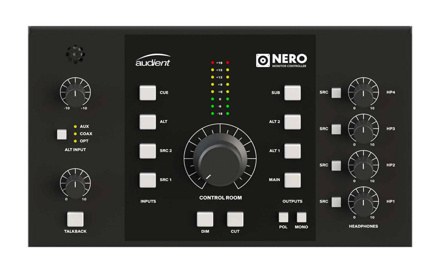Audient NERO Desktop Monitor Controller - Hollywood DJ