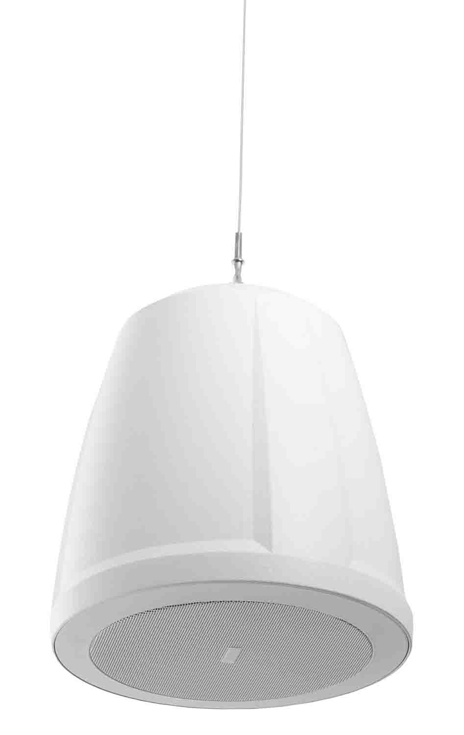 QSC AD-P4T-WH Acoustic Design Series 4.5" 2-Way 30W Pendant-Mount Loudspeaker - White - Hollywood DJ