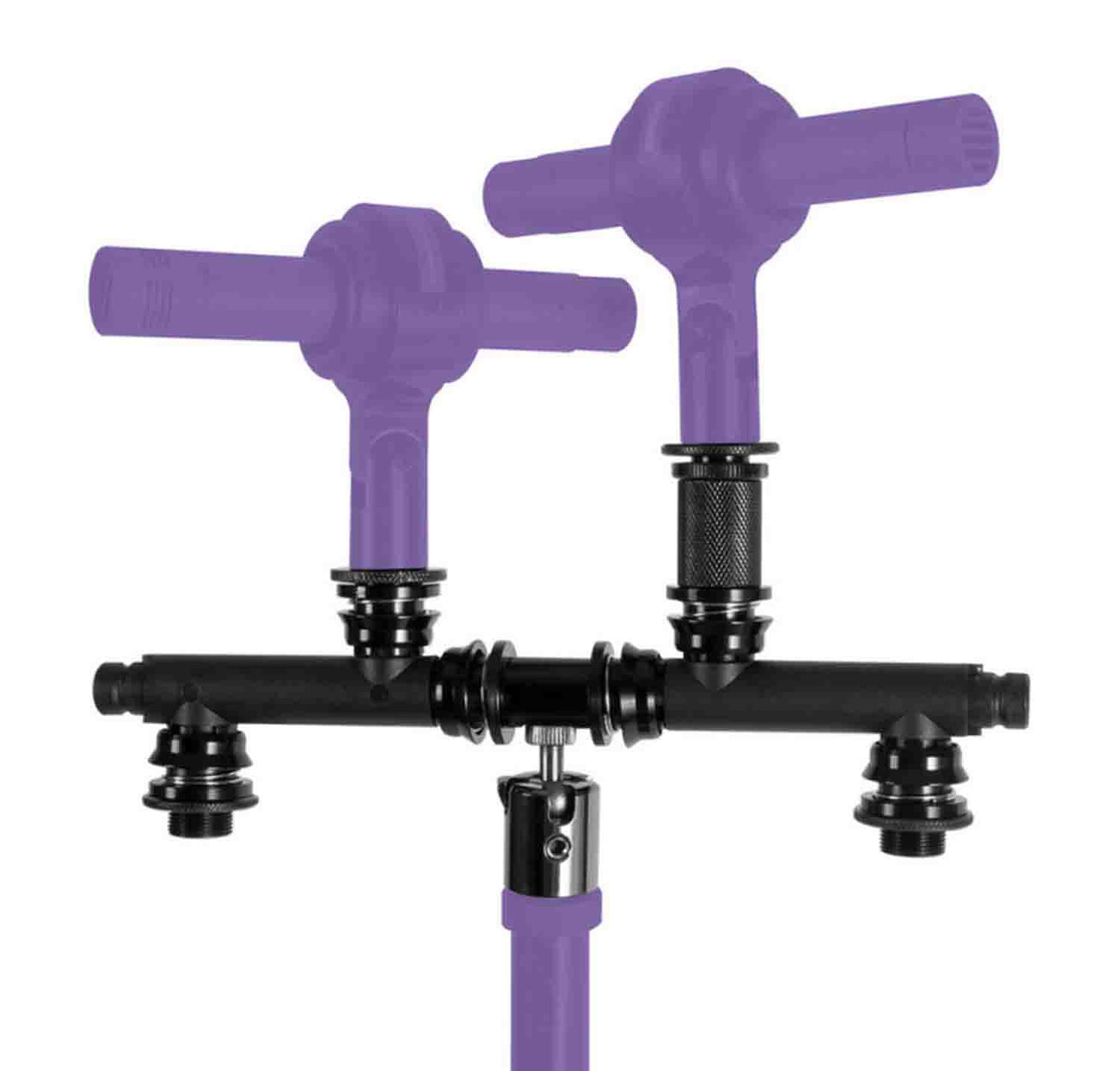 Onstage MY800 Quick-Release Stereo Microphone Bar - Black - Hollywood DJ