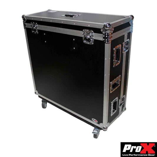 B-Stock: ProX XS-AHGLD80DHW DJ Road Case for Allen & Heath GLD-80 Mixing Board with Doghouse and Wheels - Hollywood DJ