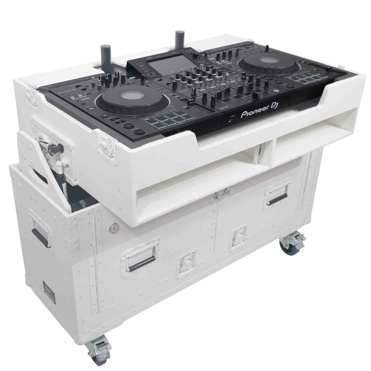 PROX XZF-UCXX WHITE Case Flip Case For XDJ-XZ DDJ-SZ, DDJ-SX, DDJ-1000 - WHITE - Hollywood DJ