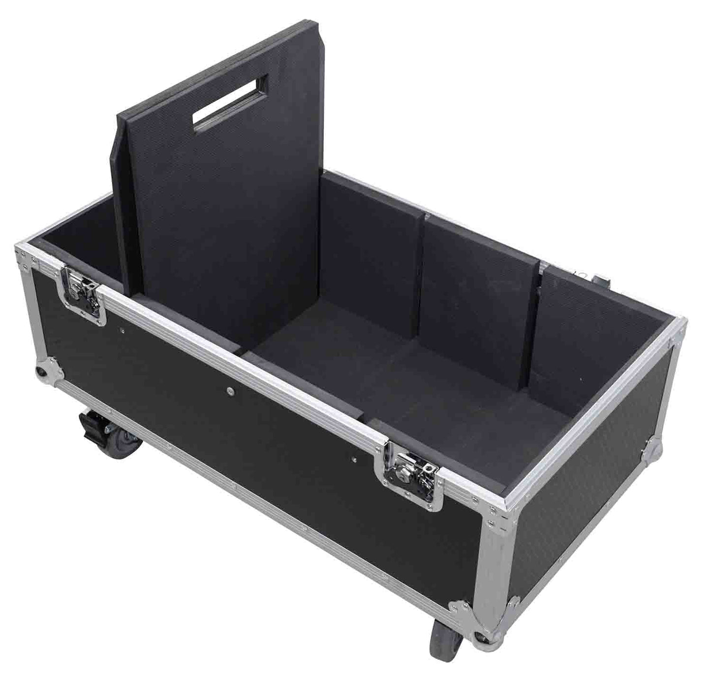 ProX XS-2X12SPW MK2 Universal ATA Flight Case - For Two 12-Inch Speakers - Hollywood DJ