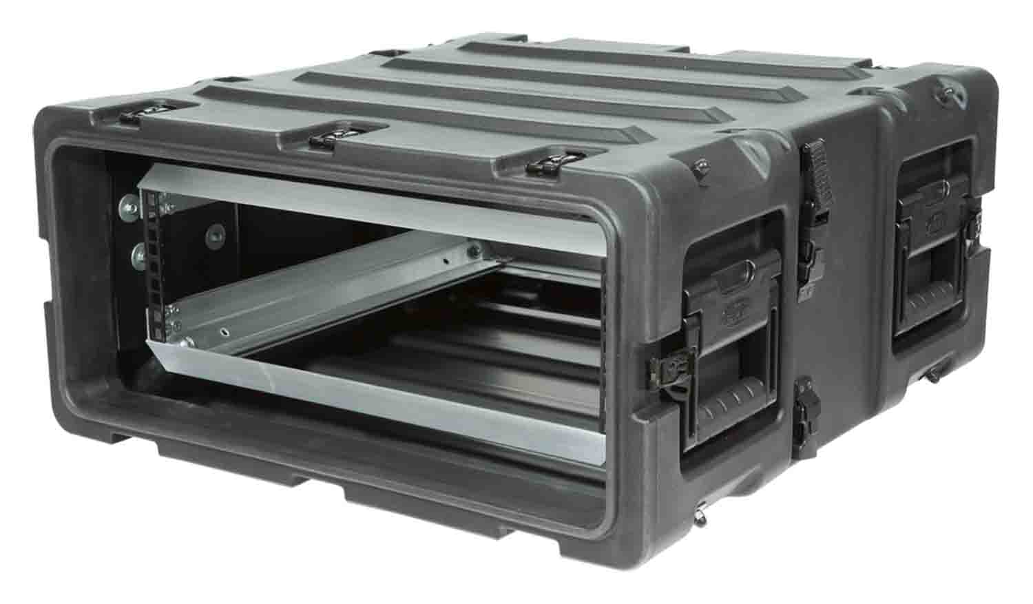 SKB Cases 3RS-3U20-22B, 3U 20-inch Static Shock Rack Transport Case - Black - Hollywood DJ