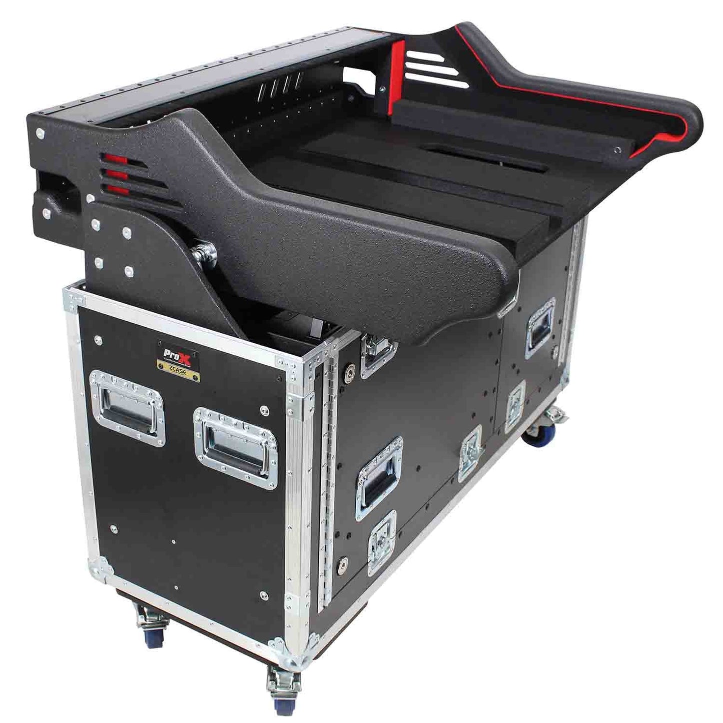 ProX XZF-MIDHD Flip-Ready Easy Retracting DJ Case for Midas Heritage-D Console - Hollywood DJ