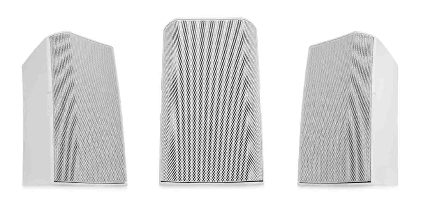QSC AD-S10T-WH Acoustic Design Series 10-Inch 2-Way 250W Surface-Mount Loudspeaker - White - Hollywood DJ