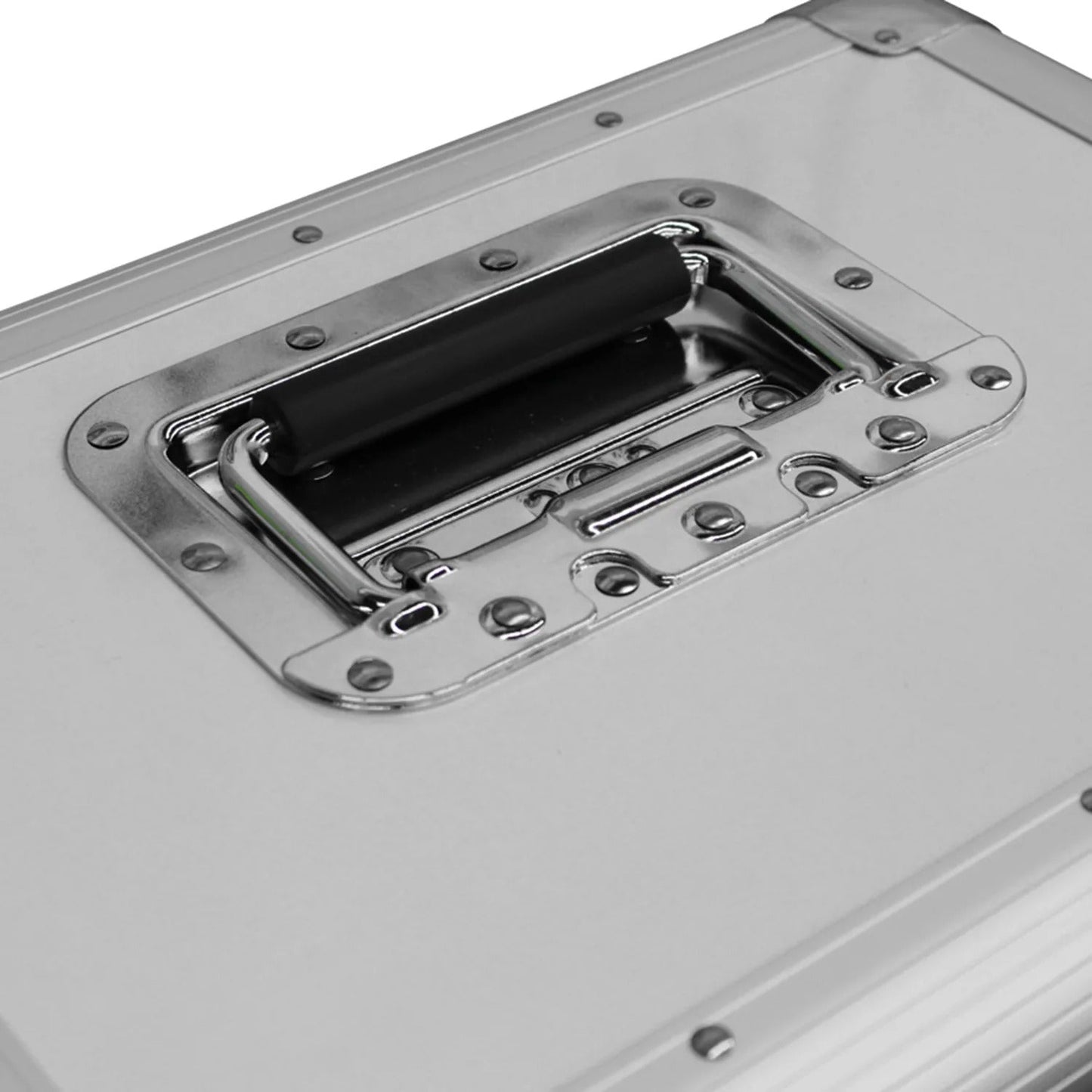 B-Stock: Odyssey KLP2SIL, KROM Series Silver Stackable Record / Utility Case For 70 12″ Vinyl Records And LPs - Hollywood DJ