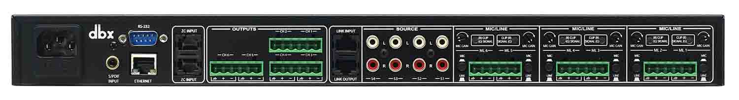 DBX 1261M 12x6 Digital Zone Processor - Hollywood DJ