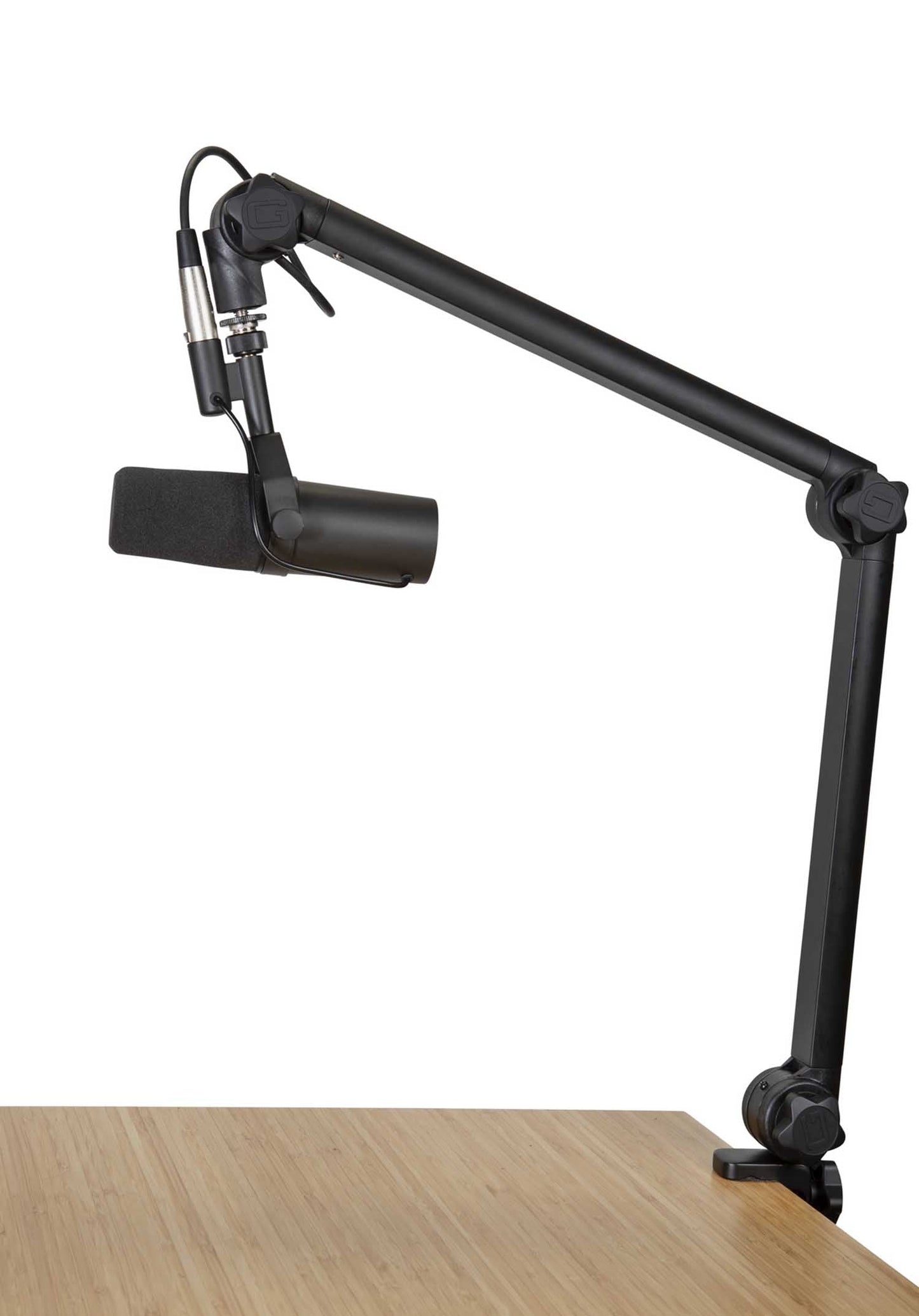 B-Stock: Gator Frameworks GFWMICBCBM3000 Deluxe Desktop Mic Boom Stand for Podcasts and Recording - Hollywood DJ