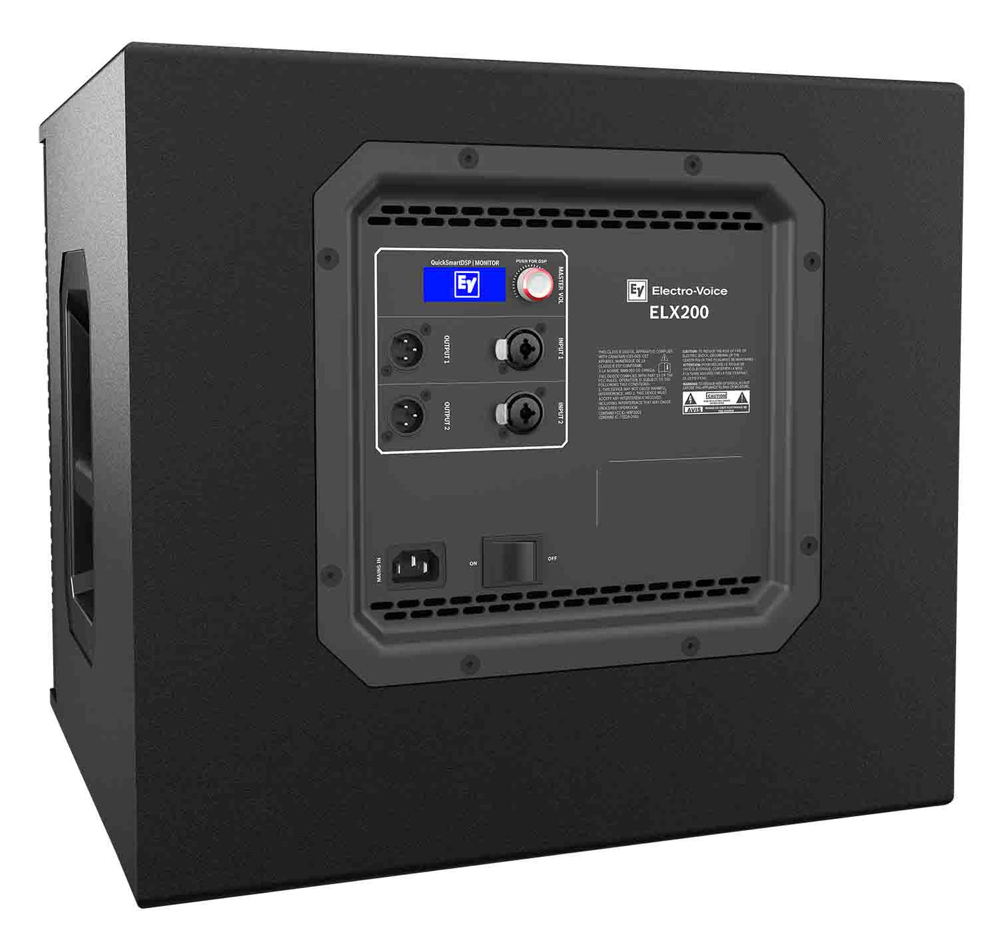 Electro-Voice ELX200-12SP, 12" Powered Subwoofer - 1200W - Hollywood DJ