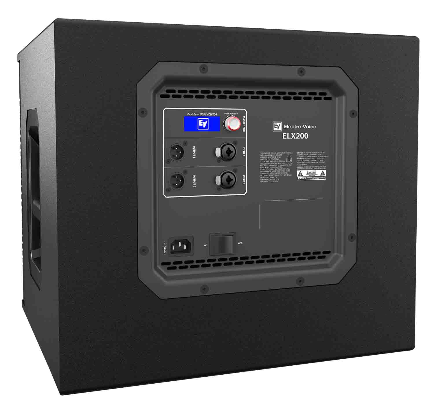 Electro-Voice ELX200-12SP, 12" Powered Subwoofer - 1200W - Hollywood DJ