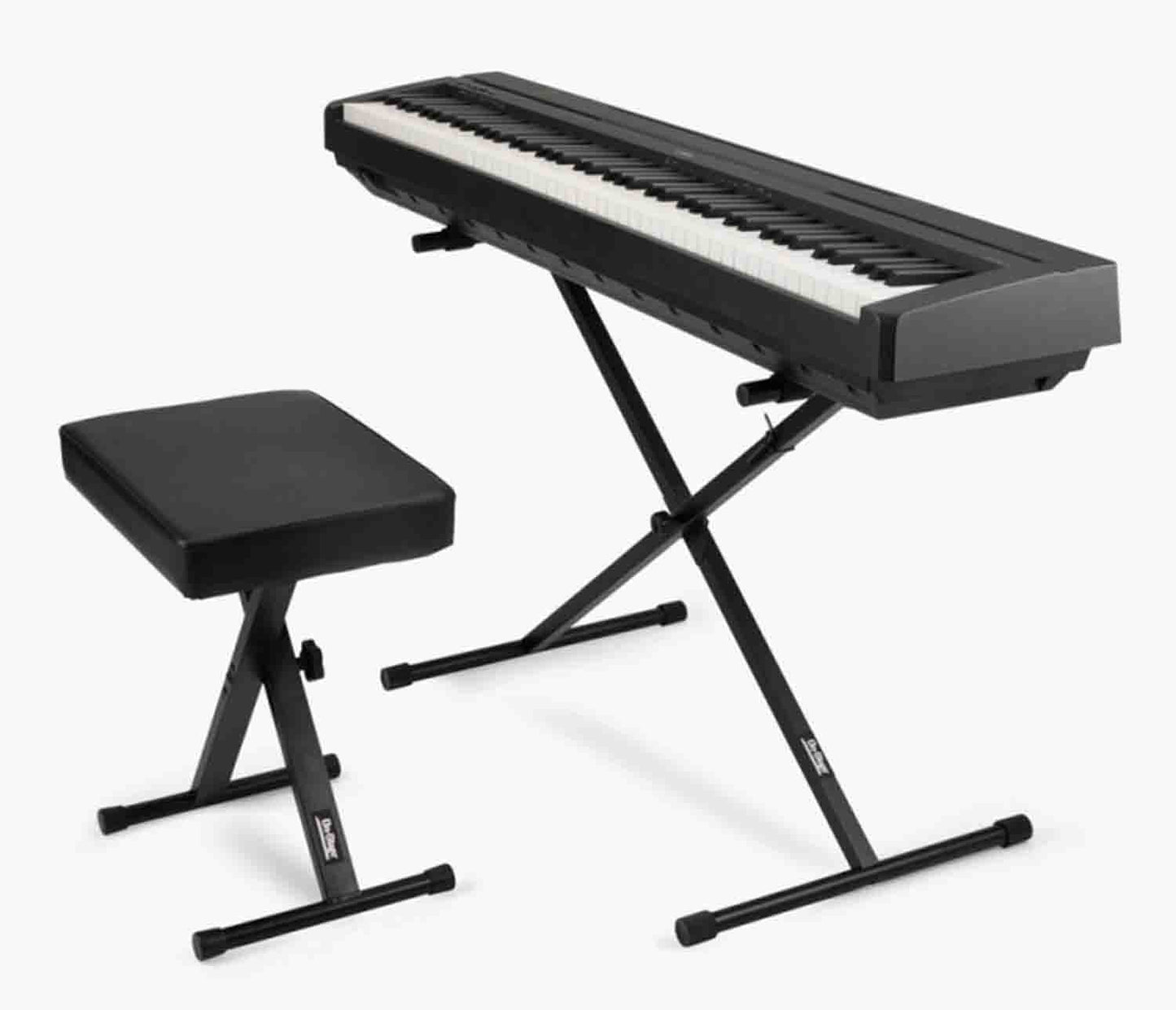 OnStage KPK6500 Keyboard Stand and Bench Pack - Black - Hollywood DJ
