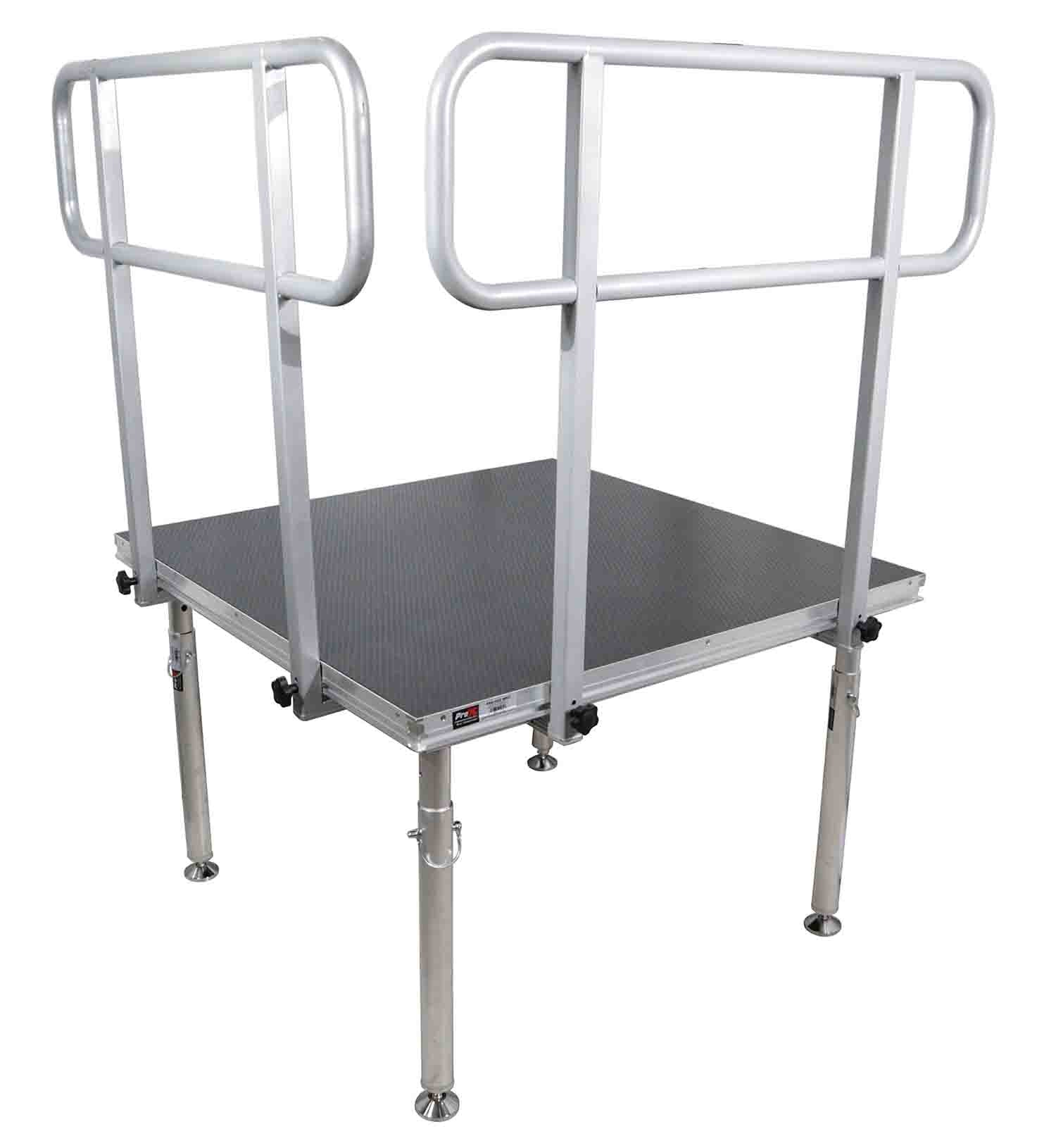 ProX XSQ-GR4FT PRO 4 ft Guardrail for StageQ and MK2 Stages - Hollywood DJ