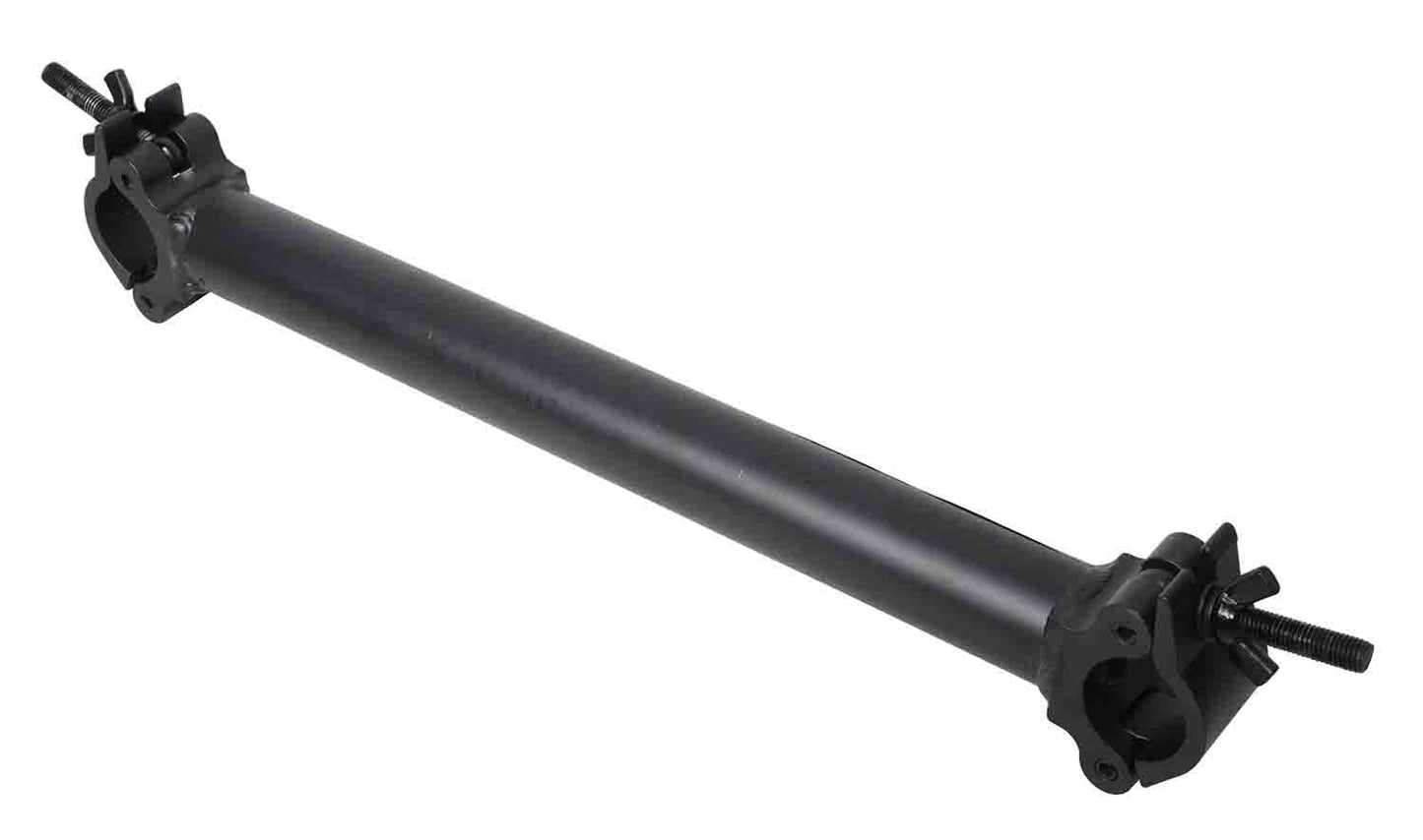 PROX XT-BTS BX4-G8 24 Inch Truss Tube with Dual Clamp for ProX XT-GRU Rapid Grid Modular System - Black - Hollywood DJ
