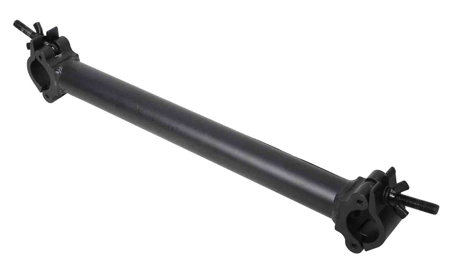 PROX XT-BTS BX4-G8 24 Inch Truss Tube with Dual Clamp for ProX XT-GRU Rapid Grid Modular System - Black - Hollywood DJ