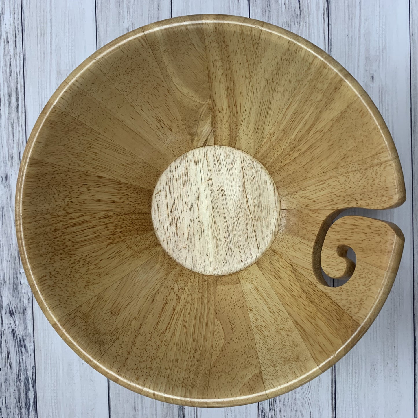 Dean Hood Wood Yarn Bowl