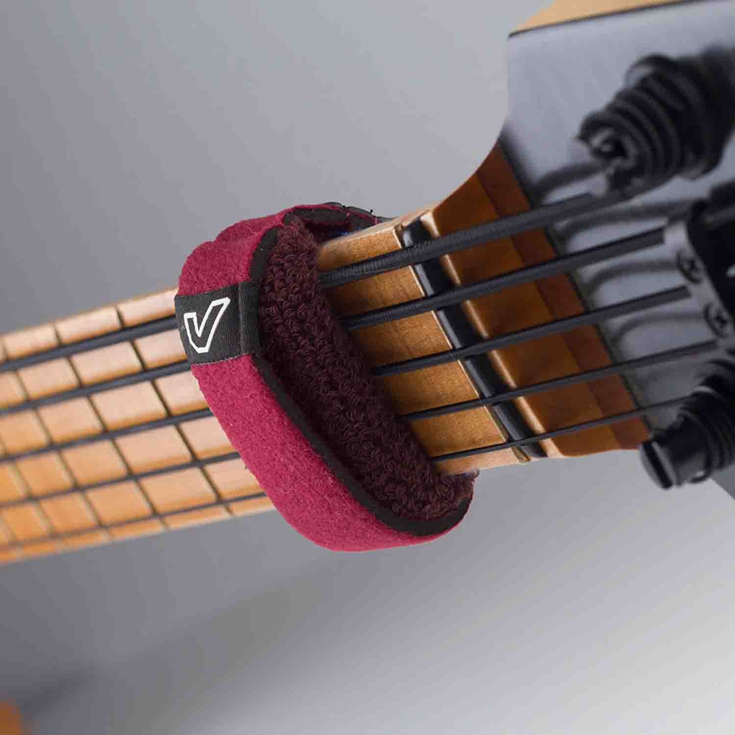 Gruv Gear FW-3PK-MD FretWraps 3-Pack String Muters, Medium, Black - Hollywood DJ