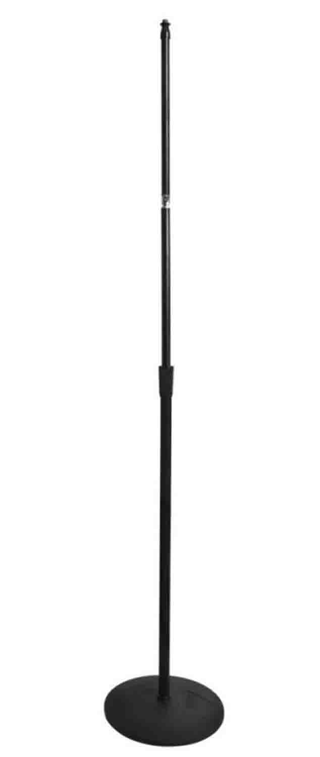 OnStage MS8312 Upper Rocker-Lug Microphone Stand with 12 Inch Low Profile Base - Black - Hollywood DJ