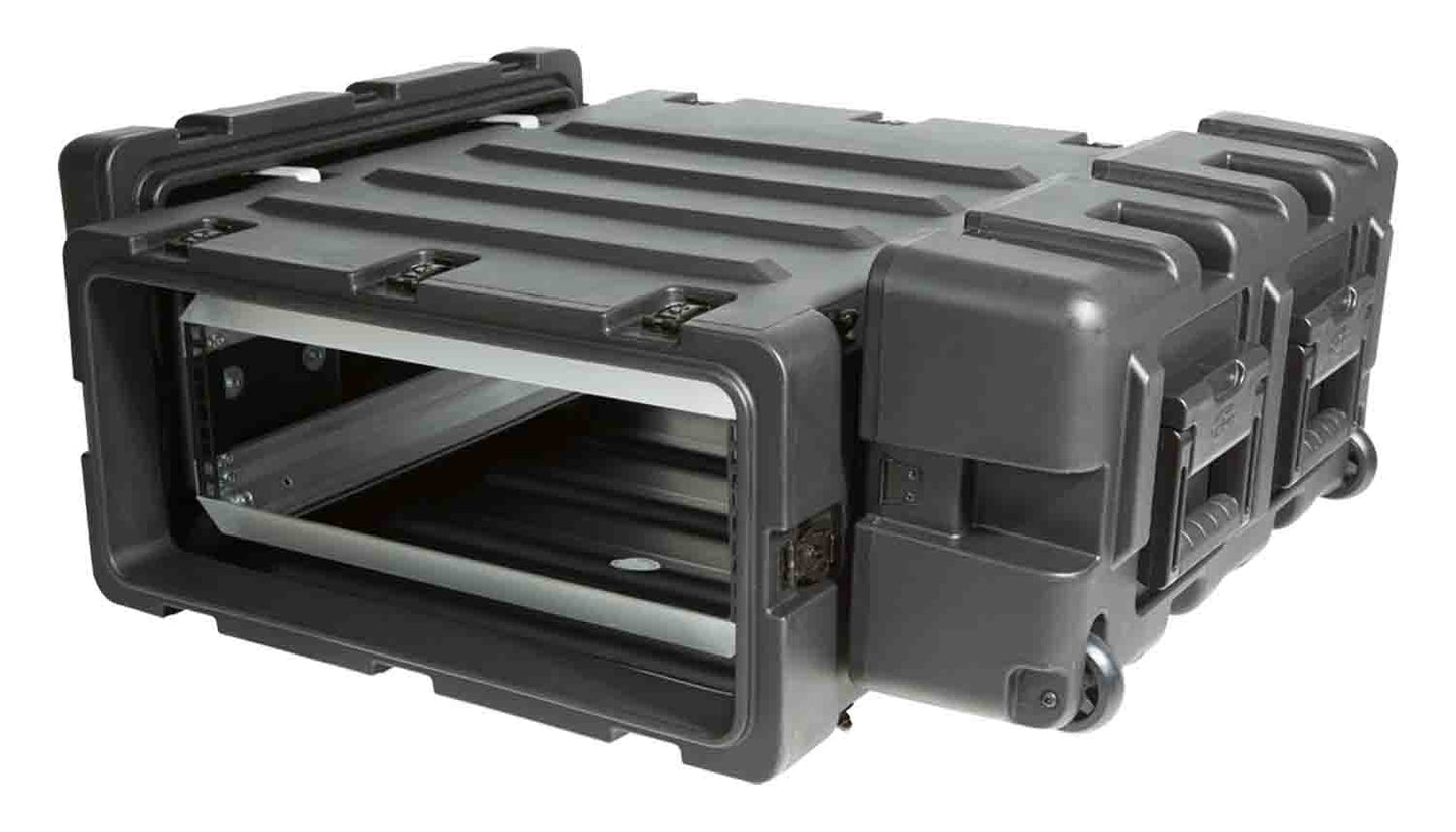 SKB Cases 3RS-3U24-25B 3U 24-inch Deep RS Series Shock Rack Case - Hollywood DJ