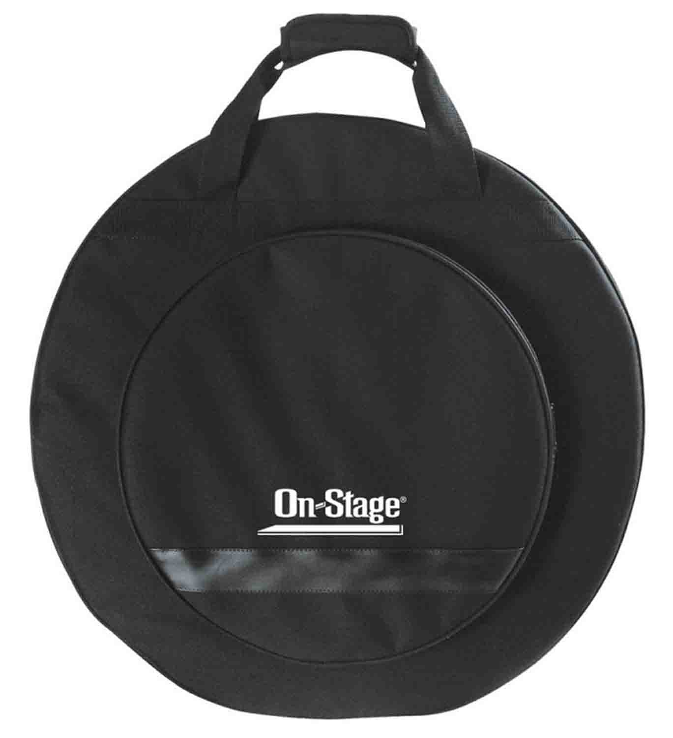OnStage CB4000 Deluxe Cymbal Bag - Black - Hollywood DJ