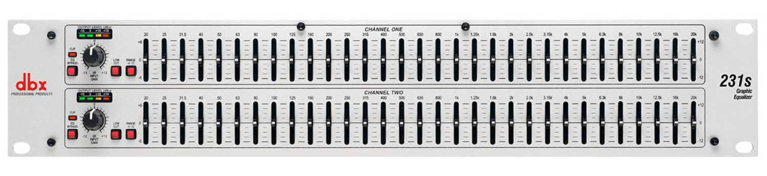 DBX 231S Dual Channel 31-Band Equalizer - Hollywood DJ