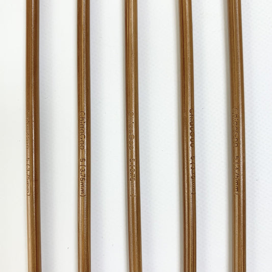 Chiaogoo Patina Bamboo 6" Double Point Knitting Needles