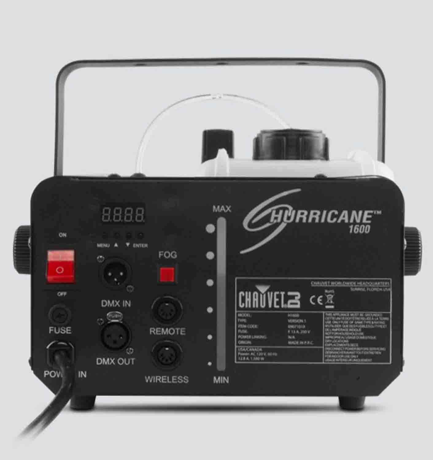 Chauvet DJ Fog Machine Package with Fog Fluid - Hollywood DJ