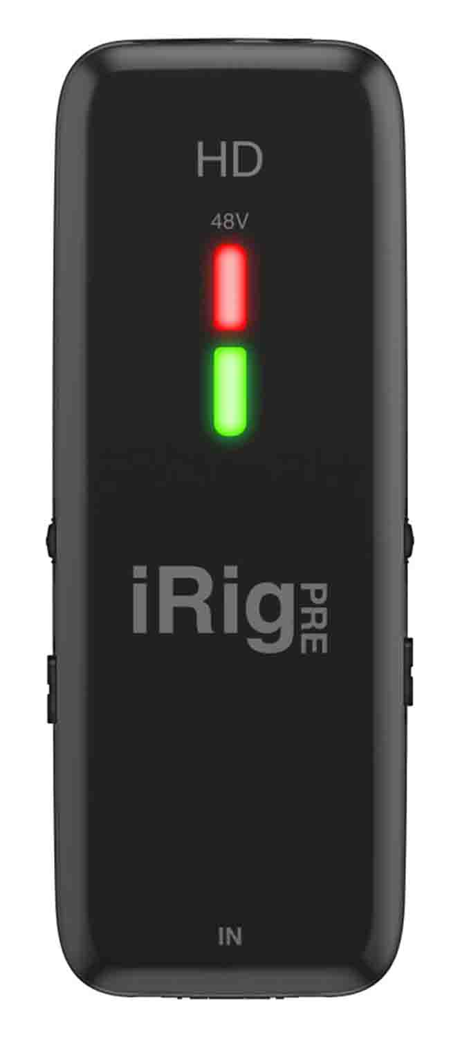 IK Multimedia iRig Pre HD-High Definition Microphone Interface for iPhone, iPad and Mac - Hollywood DJ