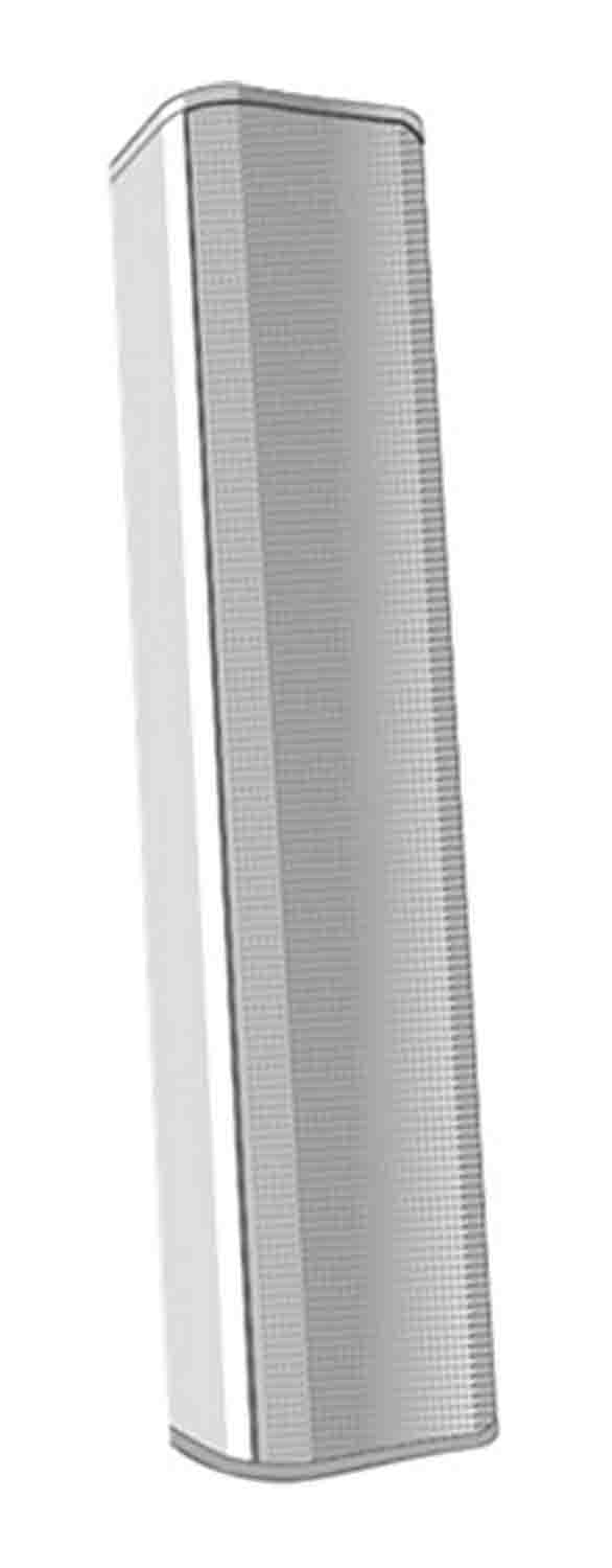 QSC AD-S802T-WH Acoustic Design Series 8-Driver Column Surface-Mount Loudspeaker - White - Hollywood DJ